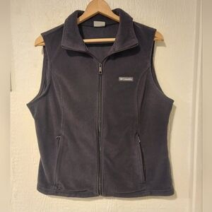 Columbia Women's XL ICharcoal Fleece Vest